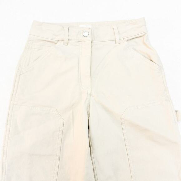 Wilfred Free Cream Carpenter Pants Denim Jeans Straight Leg Size 2 - Picture 6 of 10